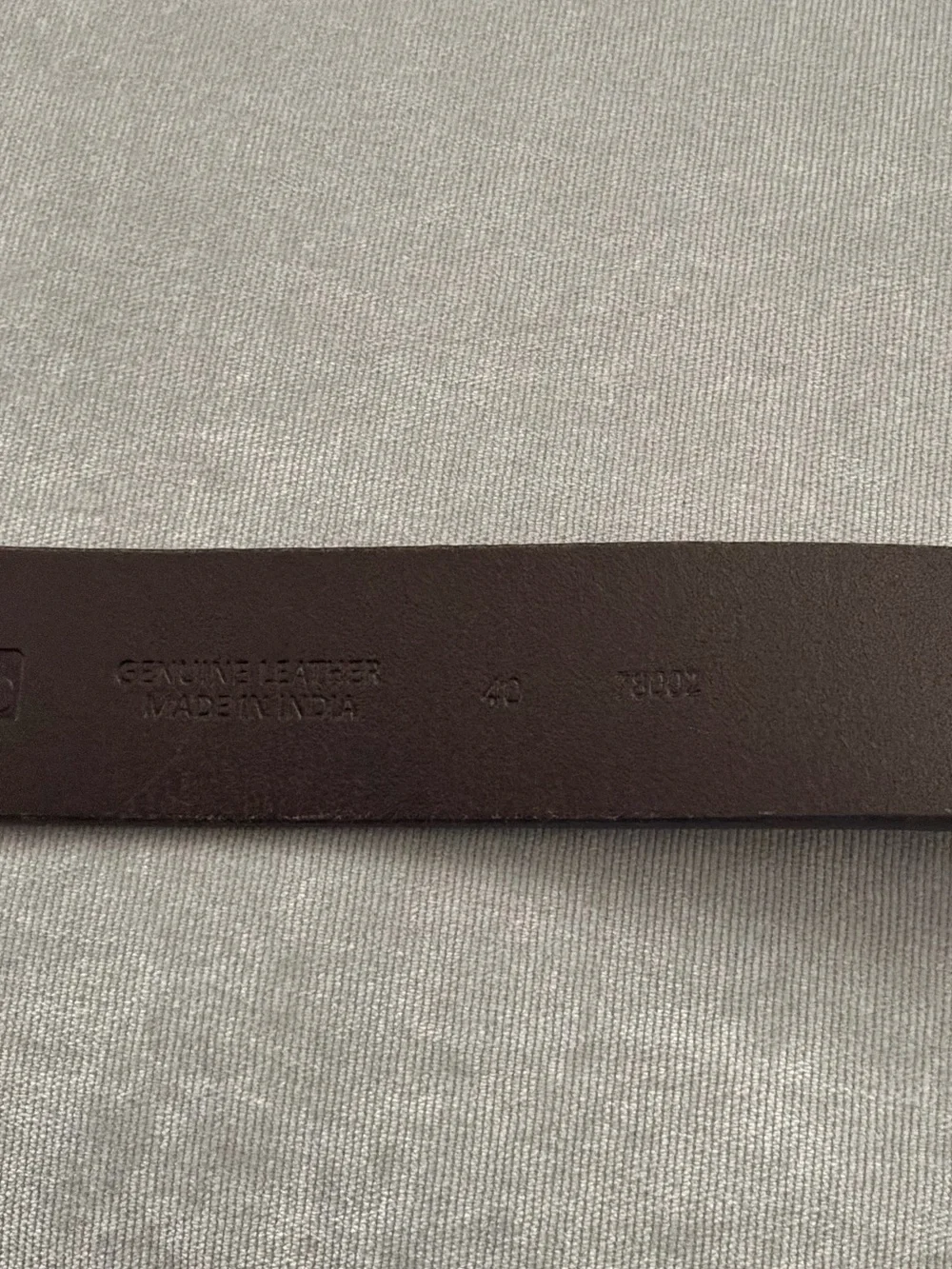 Joe’s Brown Genuine Leather Silver Tone Buckle Casual Belt Size 40